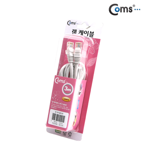 Coms UTP CAT5e 랜케이블(Direct) Grey, 고급포장 3M/LAN