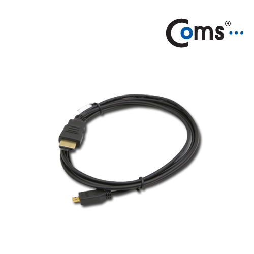 Coms HDMI/Micro HDMI 케이블 (블랙) 1.8M/V1.3