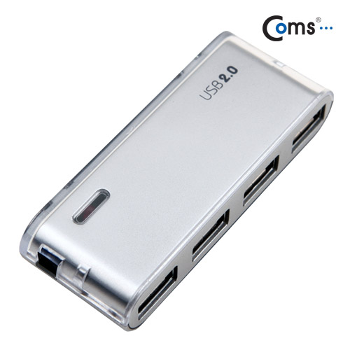 Coms USB 허브 2.0, (4P/전원) 고급형