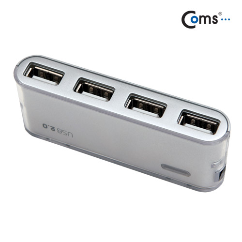Coms USB 허브 2.0, (4P/전원) 고급형