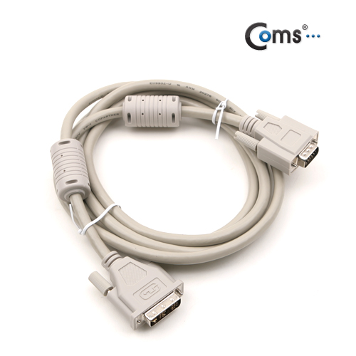 Coms DVI 싱글 케이블(RGB변환) 2M DVI-001