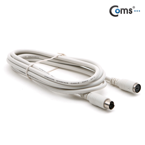 Coms PS2 연장 케이블 3M (키보드/마우스 공용)-고급포장