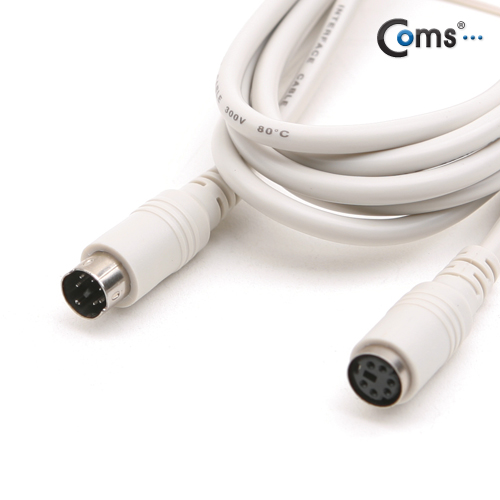 Coms PS2 연장 케이블 3M (키보드/마우스 공용)-고급포장