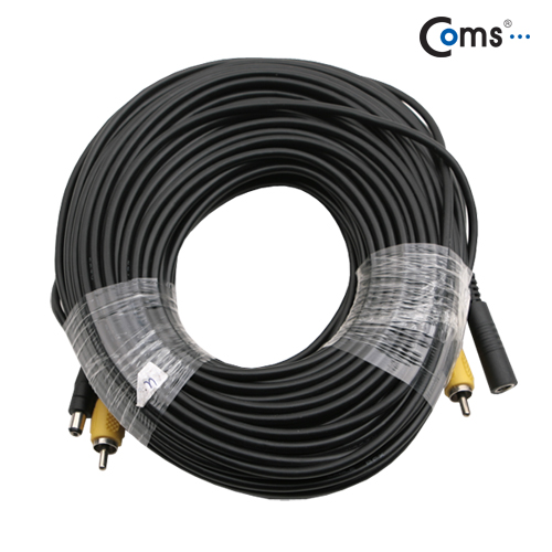 Coms CCTV 케이블 (1RCA) 검정 - 20M