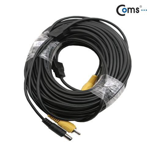 Coms CCTV 케이블 (1RCA) 검정 - 15M