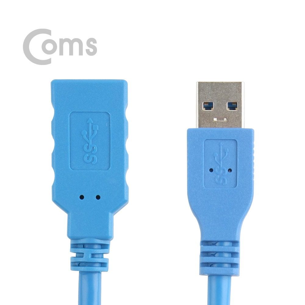 Coms USB 3.0 케이블(청색/연장), 1.8M