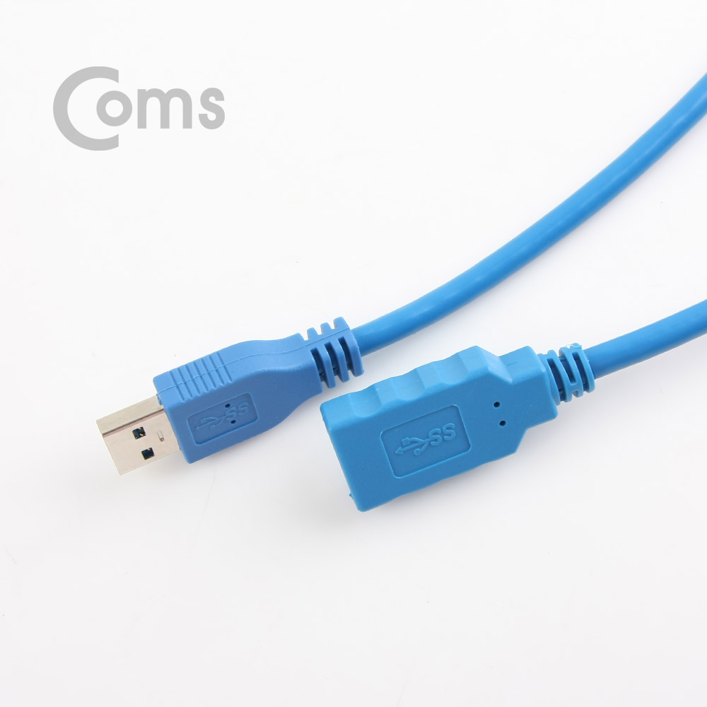 Coms USB 3.0 케이블(청색/연장), 1.8M