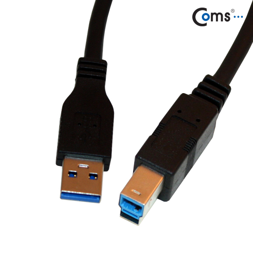 Coms USB 3.0 케이블(흑색/AB형), 1.8M