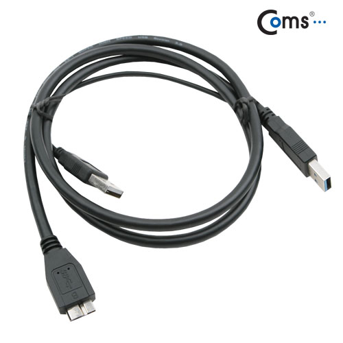 Coms USB 3.0 Micro B 케이블(외장하드 전용), 60cm