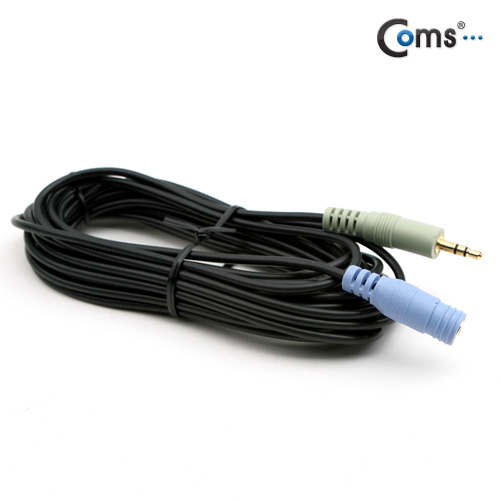 Coms 스테레오 케이블 (3.5Φ/연장) 5M - 고급포장/Stereo