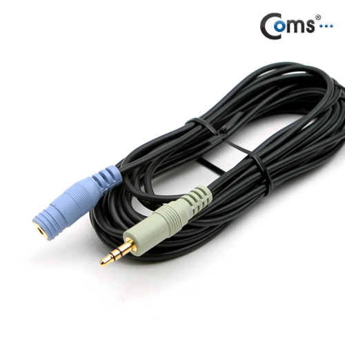 Coms 스테레오 케이블 (3.5Φ/연장) 10M - 고급포장/Stereo