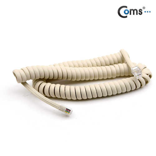 Coms 전화선 케이블(수화기용) 3M - 고급포장 (x실제 사이즈는 1.8M 입니다)