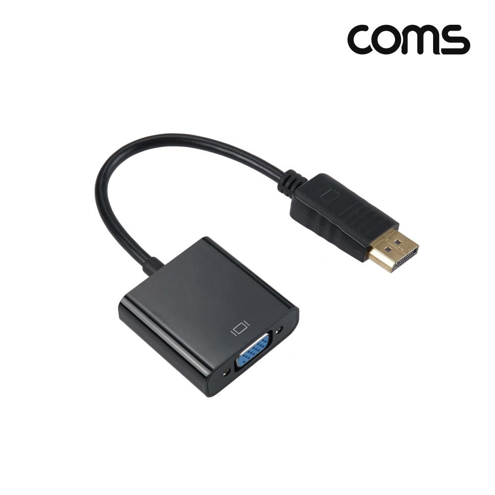 Coms 디스플레이포트 컨버터, VGA변환, 디지털신호to 아날로그신호 변환/DisplayPort/DP