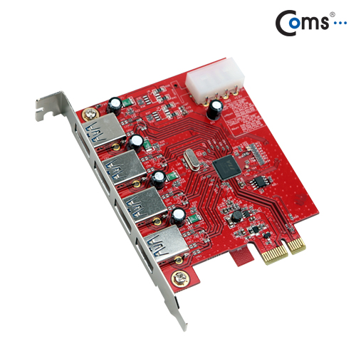 Coms USB 3.0 카드(PCI Express), 4Port