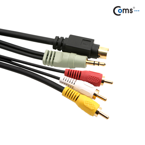 Coms AV 통합케이블(3RCA), 3m [SVHS-ST/RCA*3]