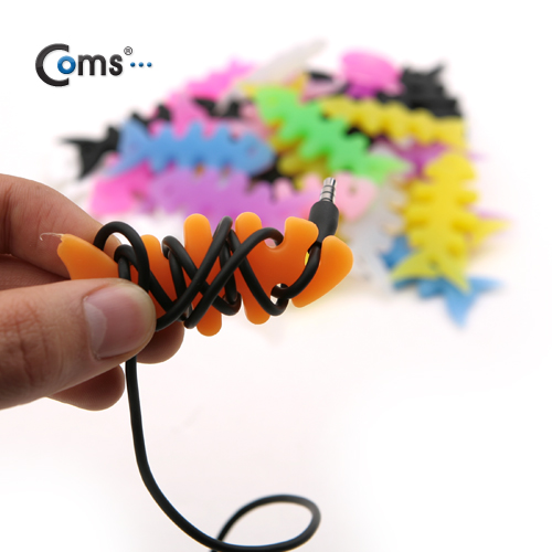 Coms 이어폰 줄감개, 생선뼈다귀형