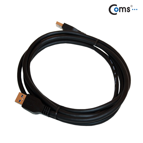 Coms USB 3.0 케이블(흑색/AA형) ,1.8M