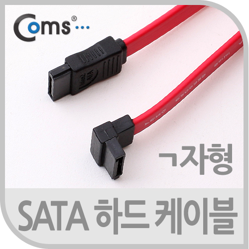 Coms SATA 하드(HDD) 케이블 ㄱ자, 1M