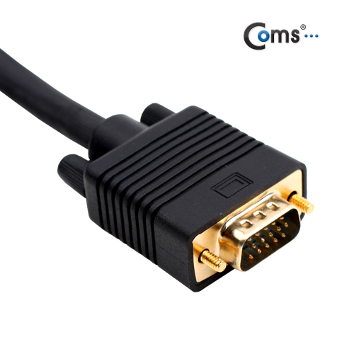 Coms 모니터 케이블(RGB 고급형), 블랙 20M