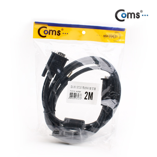 Coms 모니터 오디오 통합케이블(RGB+Stereo) 2M