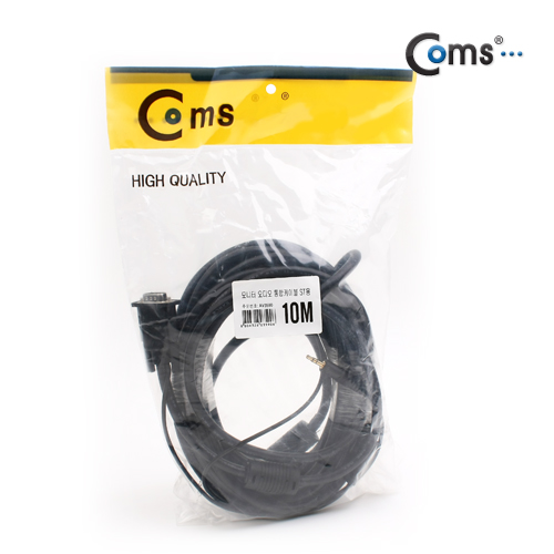 Coms 모니터 오디오 통합케이블(RGB+Stereo) 10M