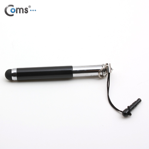 Coms 터치펜 정전식(이어폰 마개식), 검정