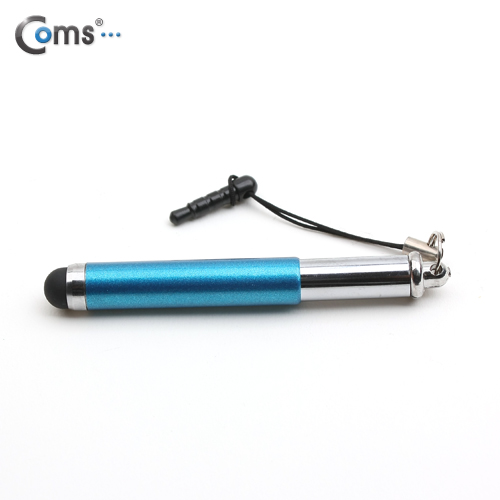 Coms 터치펜 정전식(이어폰 마개식), 청색