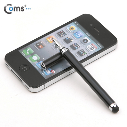 Coms 터치펜 정전식(볼펜겸용), 검정