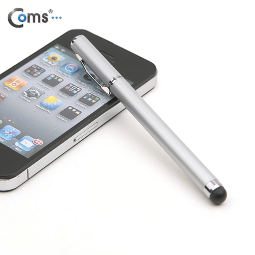 Coms 터치펜 정전식(볼펜겸용), 은색
