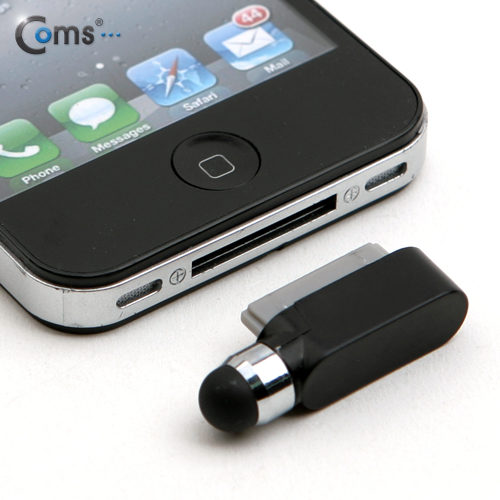 Coms 터치펜 정전식(아이폰 컨넥터 연결타입), 검정