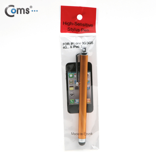 Coms 터치펜 정전식(펜모양), 오렌지