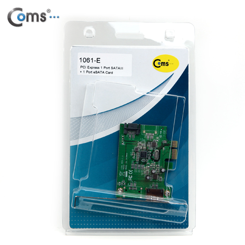 Coms SATA3 카드(PCI-e), SATA3(내부)+eSATA(외부)