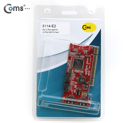 Coms SATA PCI 카드, eSATA(2P)+SATA(2P)