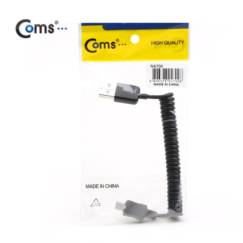 Coms USB 2.0 케이블(Short/Micro), 스프링, 데이터/충전, 15cm~50cm