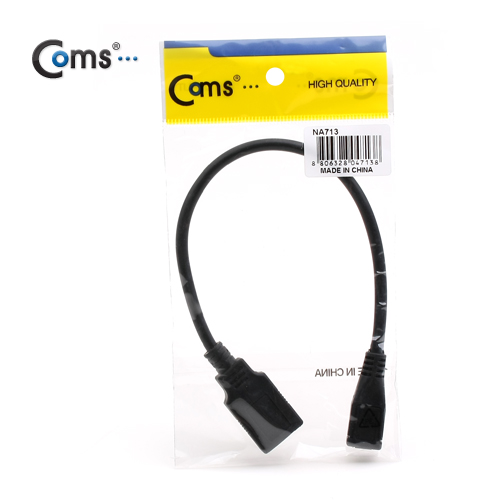 Coms USB 2.0 케이블(Short/Micro BF/USB 2.0 AF), 30cm