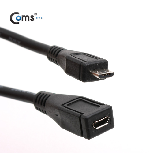 Coms USB 2.0 케이블(Short/Micro MF),26cm/Micro B 연장