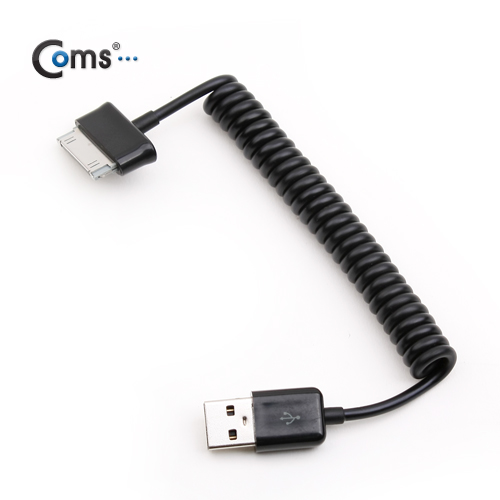 Coms USB 2.0 케이블(Short/갤럭시탭), 스프링, 데이터/충전, 15cm~50cm