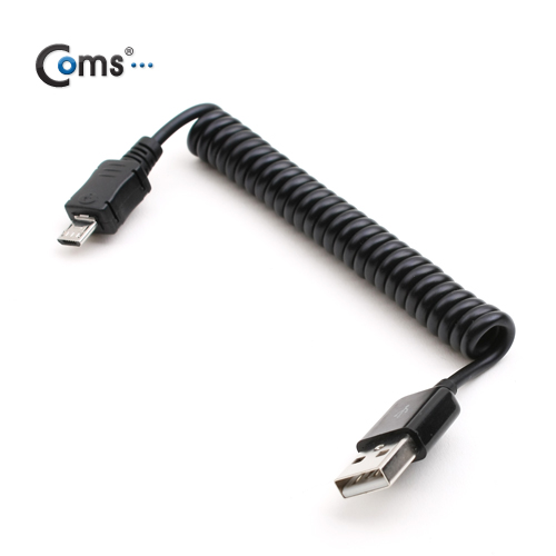 Coms USB 2.0 케이블(Short/Micro), 스프링, 데이터/충전, 15cm~50cm