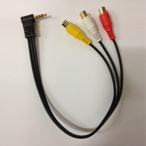 Coms 스테레오/RCA(3선) 케이블, 20cm, 영상/음성 출력