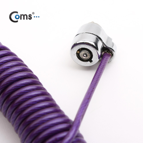 Coms 노트북 잠금장치(KEY/스프링)도난방지 장치(스프링형)/자물쇠