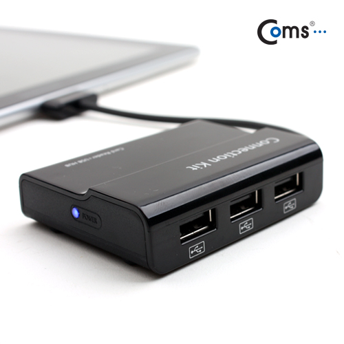 Coms 갤럭시탭용 OTG 케이블, 카드리더 & HUB허브 3P