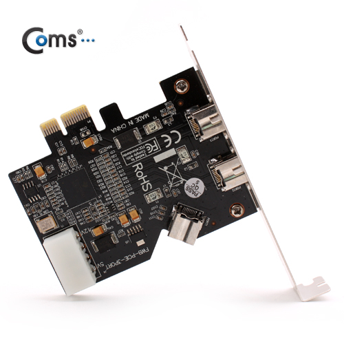 Coms 1394B 3Port(외부 2P/내부 1P), PCI Express 카드