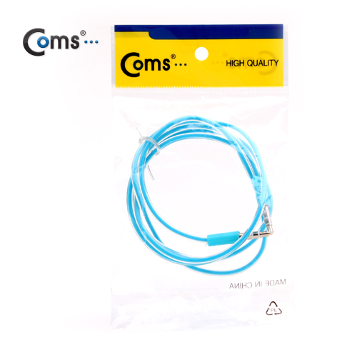 Coms 스테레오 케이블 (4극/일반) 1M, 파랑