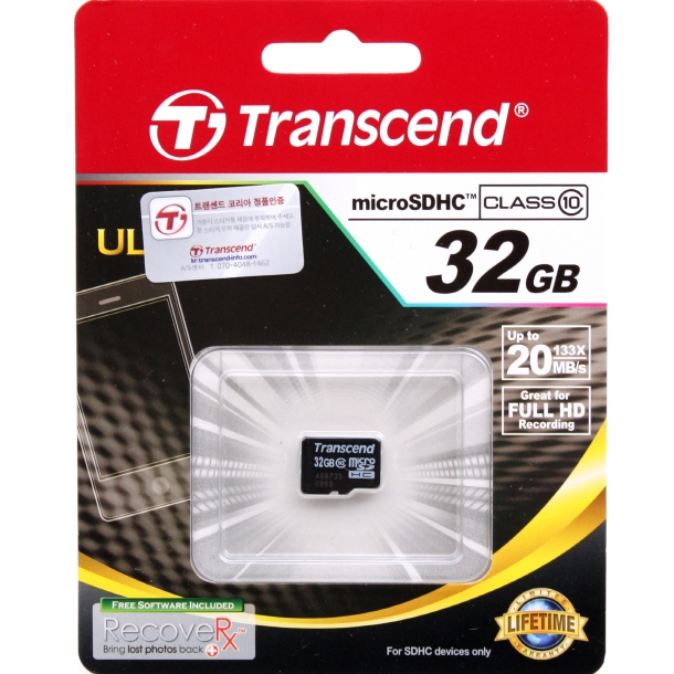메모리 카드 (JET Flash) Micro SDHC 32G Class10
