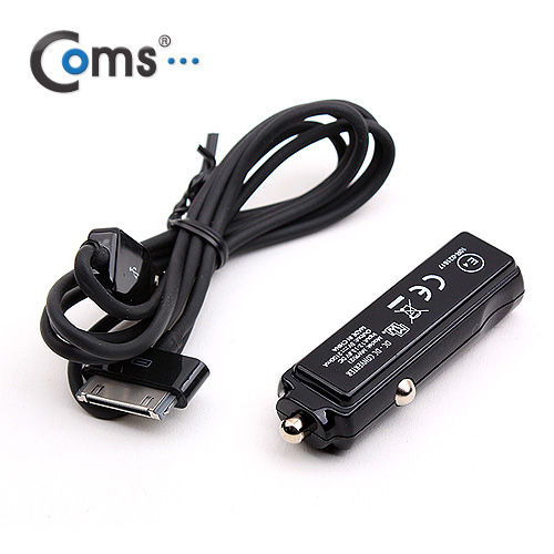 Coms IOS 차량용 충전 세트(5V/2100mAh)