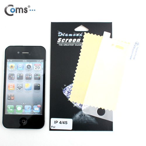 Coms IOS 4G 보호필름(LCD 보호), 다이아몬드형