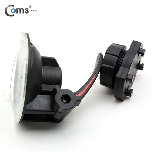 Coms 스마트폰 차량용 거치대(2중 각도조절기능), 간편유리흡착용