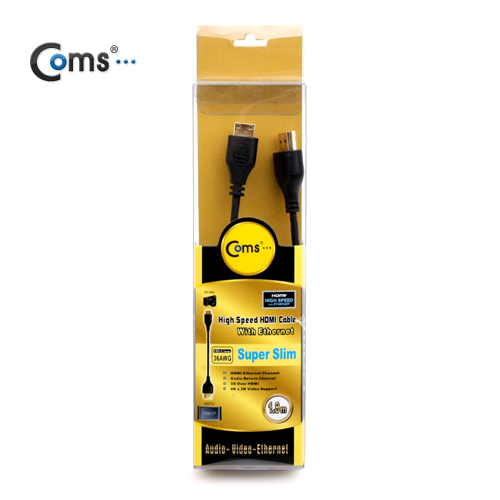 Coms HDMI-Mini HDMI 케이블 1.8m/V1.4, HDMI에서 미니 HDMI로
