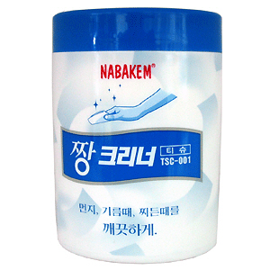 생활 세척제 짱크리너 티슈 - 80장입 [TSC-001]