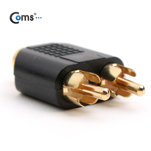Coms 스테레오 젠더 Y 형(3.5 F/RCA M x 2)/Stereo